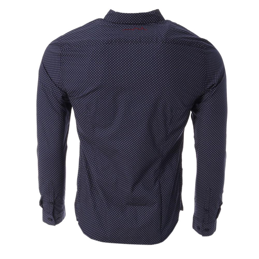 Chemises Marine/Blanc à Motifs Homme Teddy Smith Carton Ml vue 2