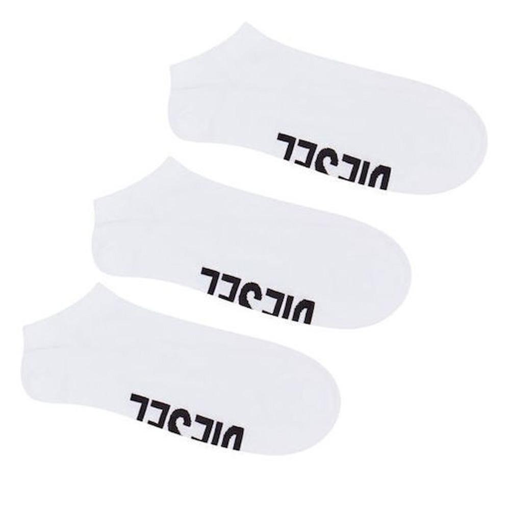 X3 Pairs of White Men’s Diesel Calzino Socks affordable