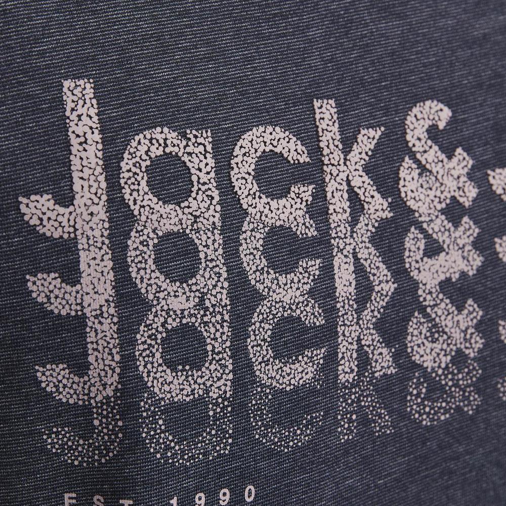 T-shirt Gris Homme Jack & Jones Tex vue 3