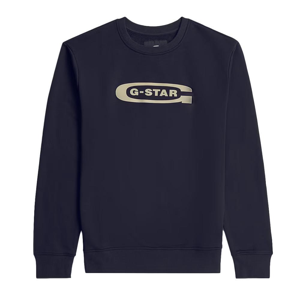 Sweat Marine Homme G-Star RAW Old Skool pas cher