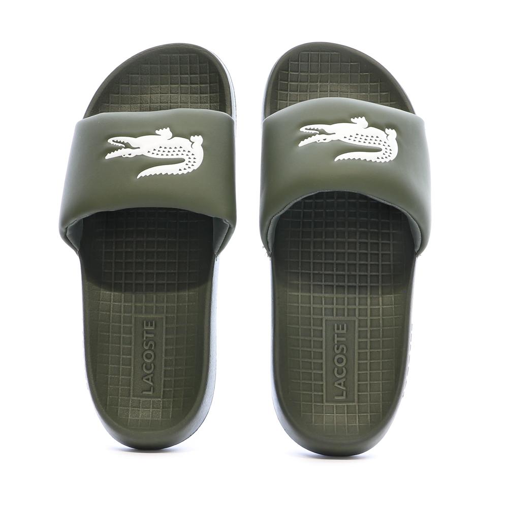 Claquettes Kaki Homme Lacoste Serve Slide 1.0 vue 3