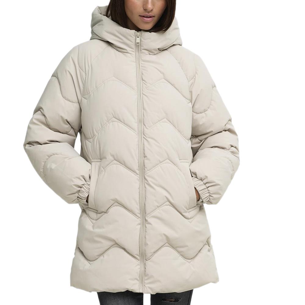 Women’s Beige JDY Power Down Jacket affordable