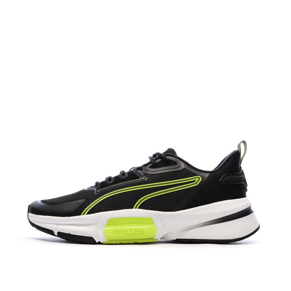 Zapatillas Puma Running Negro/Amarillo Para Hombre Pwrframe barato