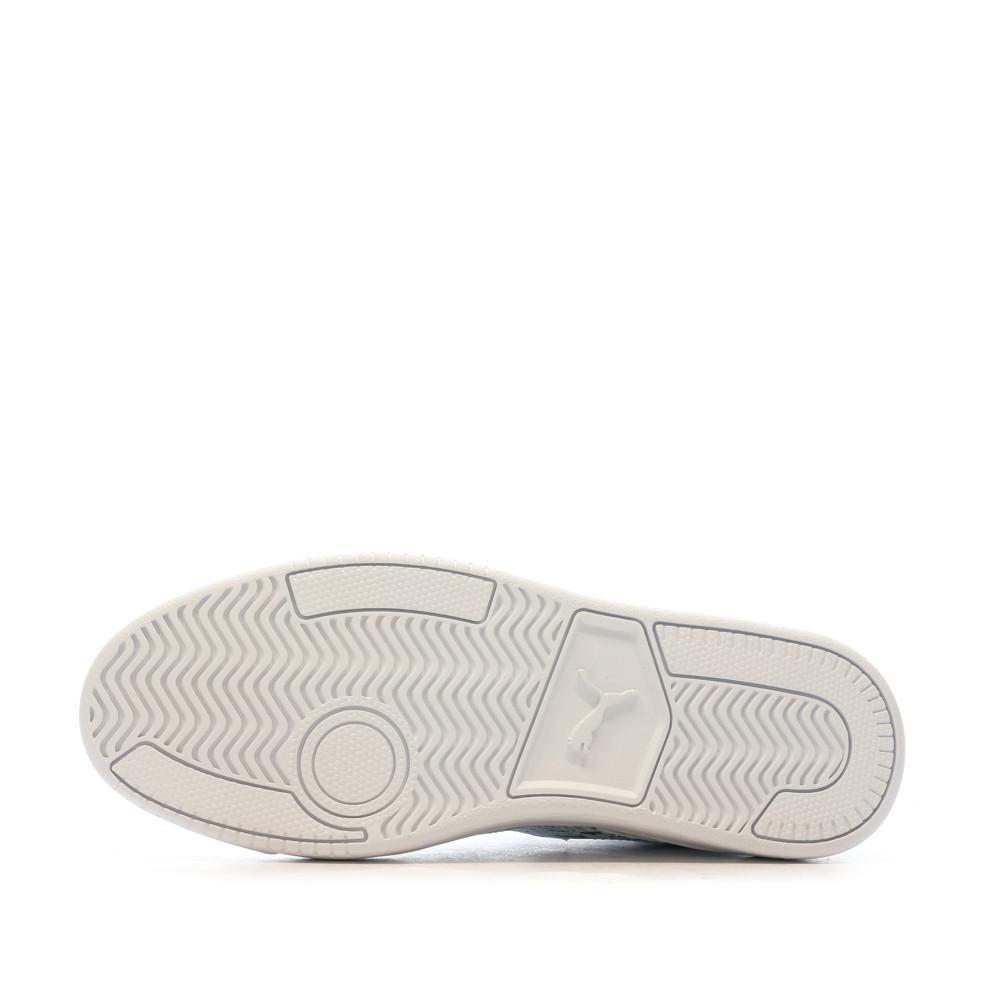 Baskets Blanches Femme Puma Court Legend Reptile vue 5