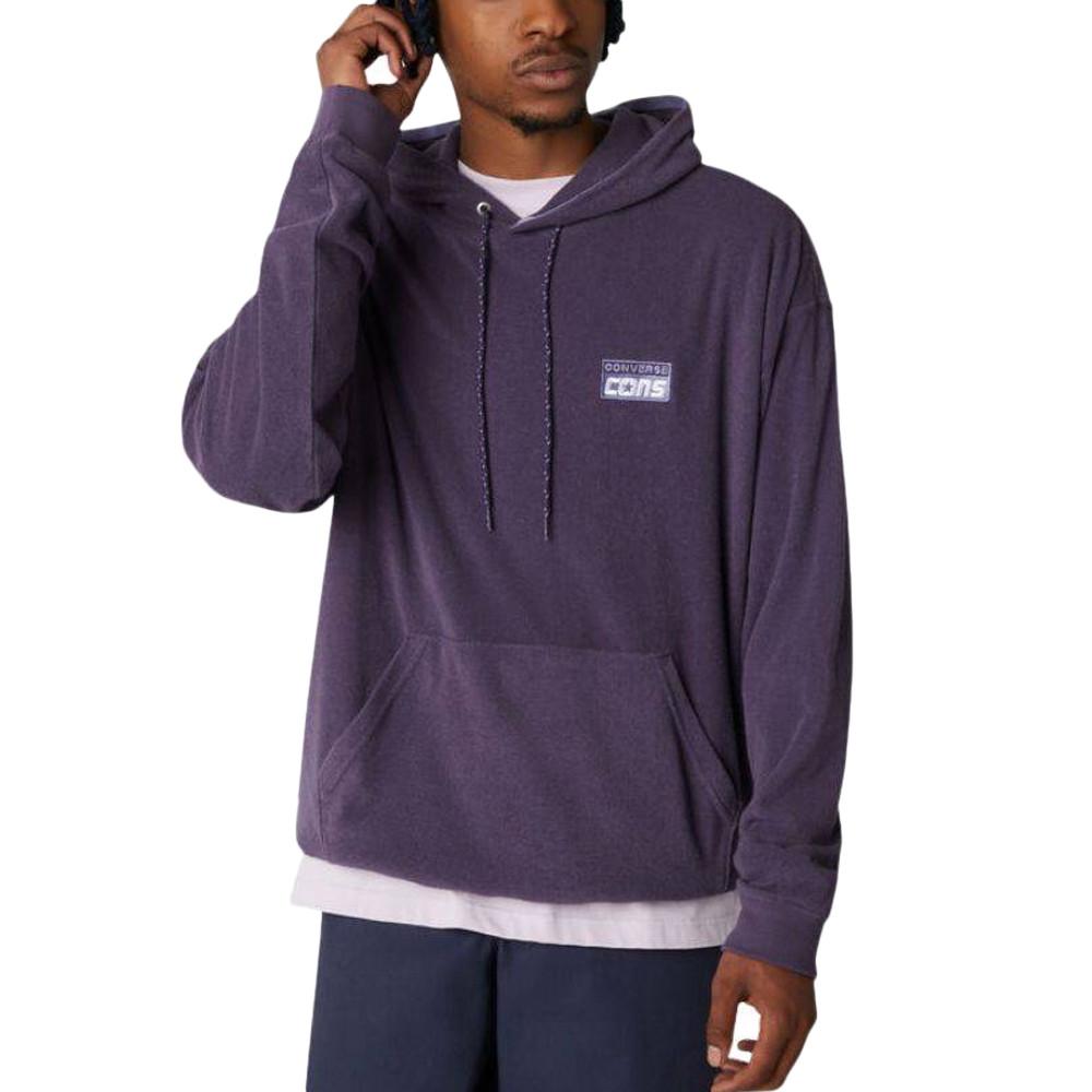 Sweat à capuche Violet Homme Converse Premium Skate pas cher