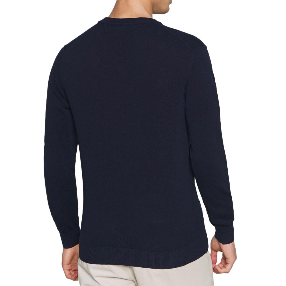 Pull Marine Homme Lacoste AH2183 vue 2