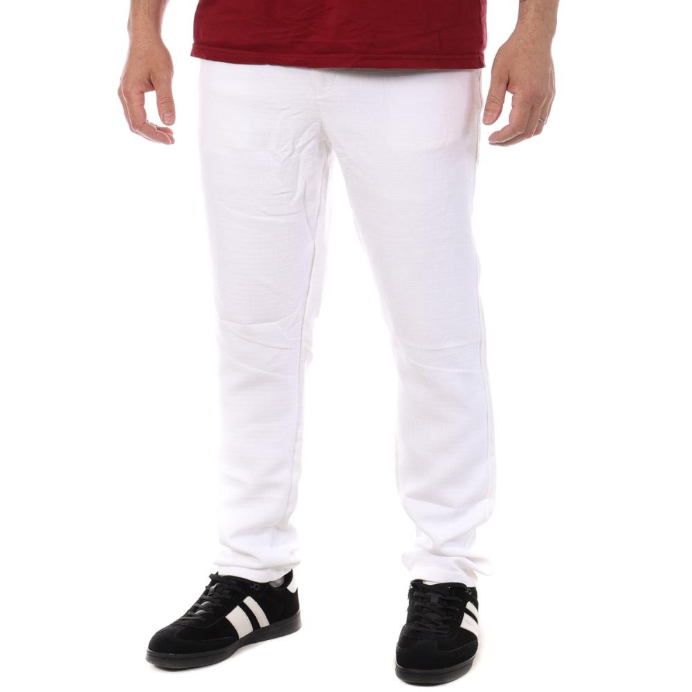 Pantalon Toile Blanc Homme RMS26 5690 pas cher