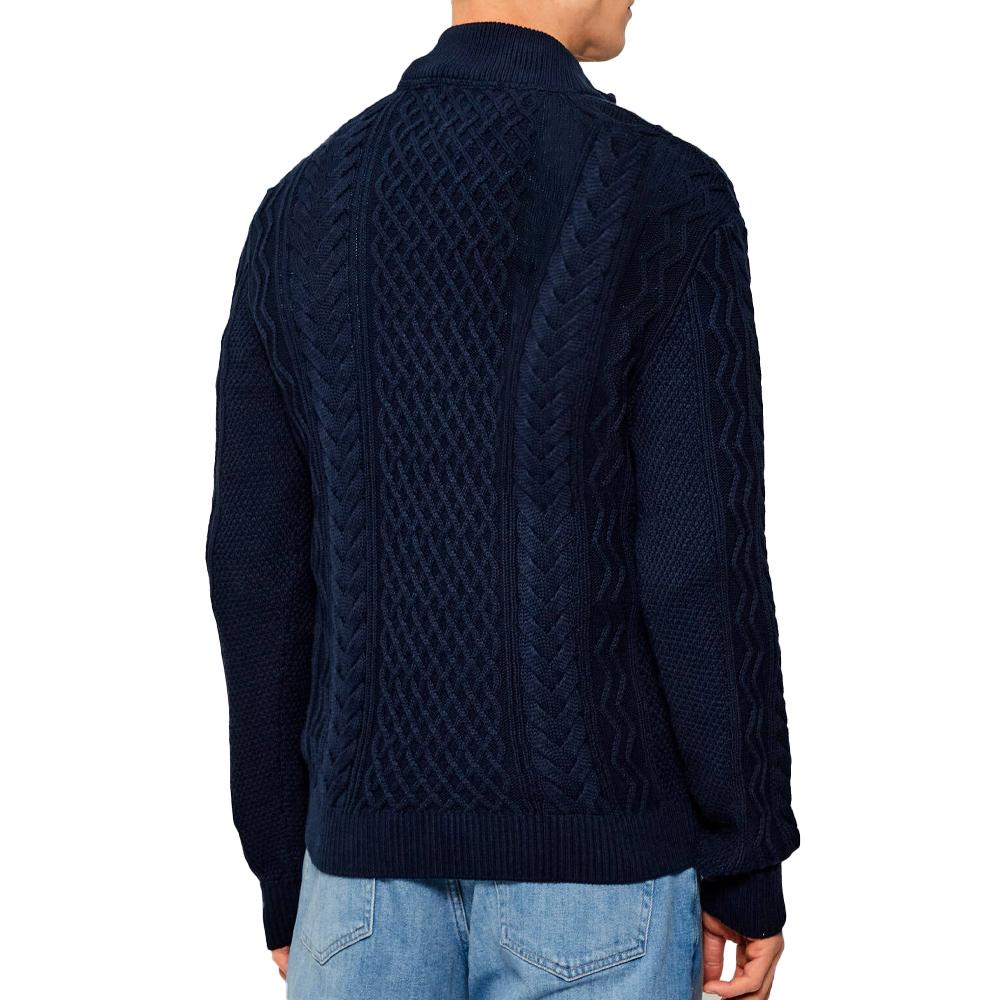 Pullover Marine Herren Tommy Hilfiger Cable Ansicht 2