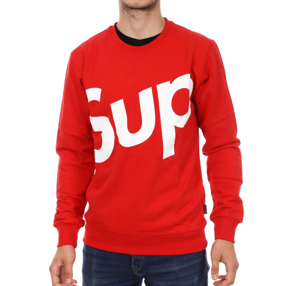 Sweat Rouge Homme Supreme Grip Classy pas cher