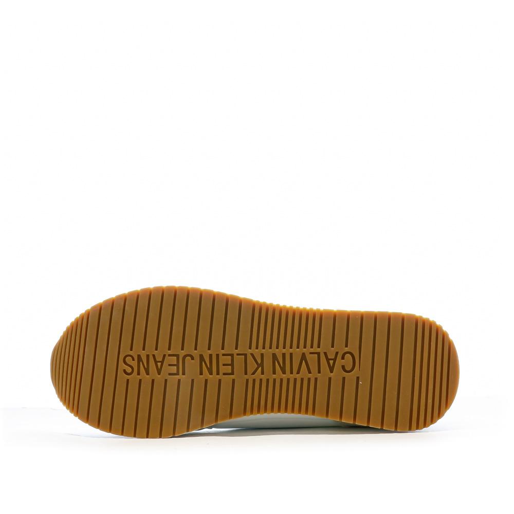 Baskets Blanche/Beige Homme Calvin Klein Jeans Runner Sock vue 5