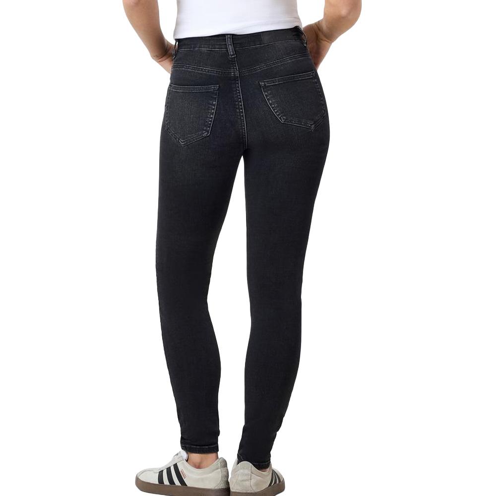 Jean Skinny Gris Foncé Femme Noisy May Satty vue 2
