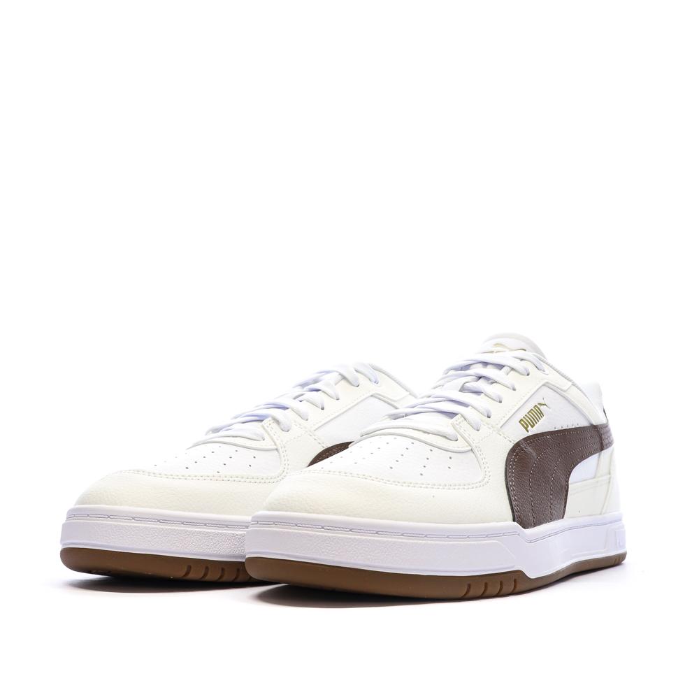 Zapatillas blancas/marrón oscuro para hombre Puma Caven III ver 6
