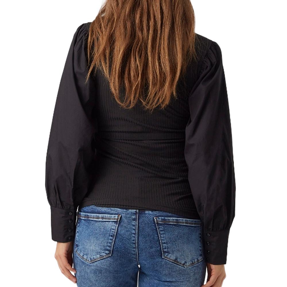 T-Shirt Noir Femme Vero Moda Maternity Denver 20017838 vue 2