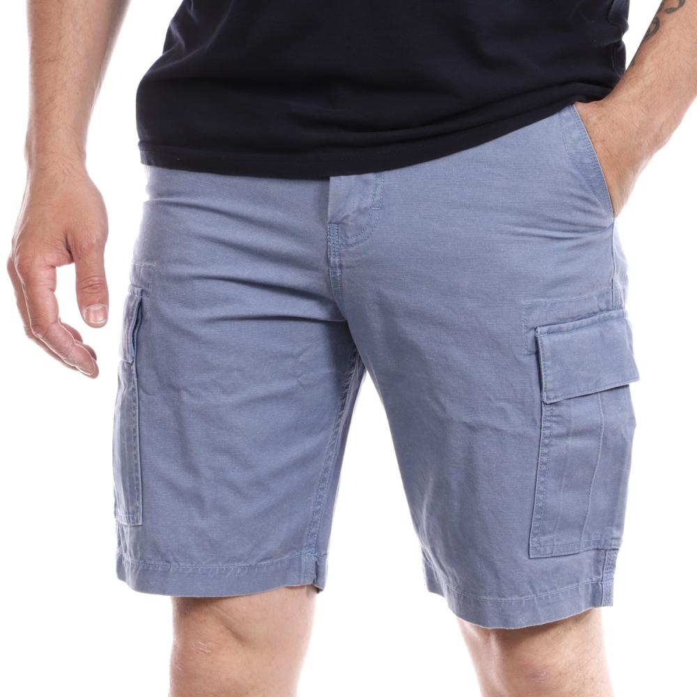 Short cargo Bleu Clair homme Quiksilver Ichaca pas cher