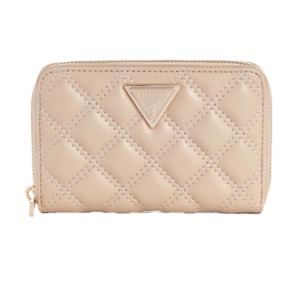 Portefeuille Beige Femme Guess Giully pas cher