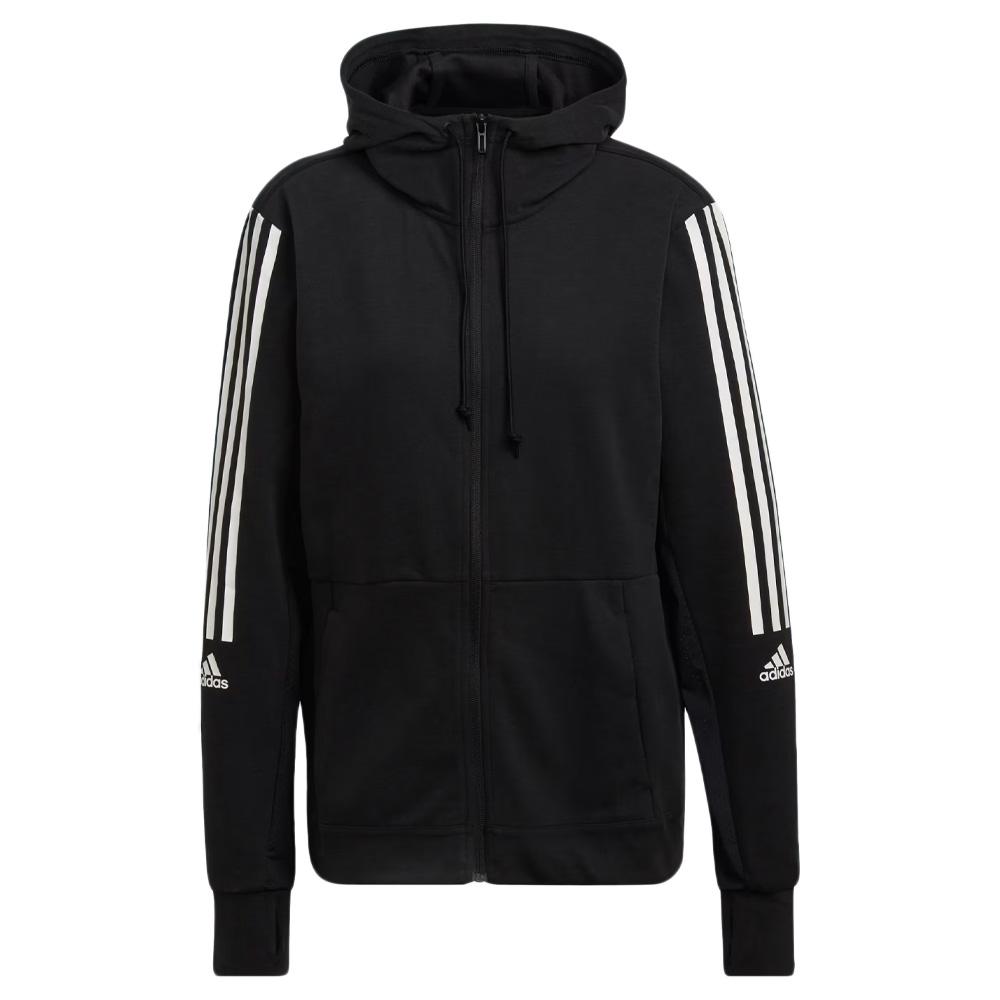 Sweat Zippé Noir Femme Adidas HD1731 vue 3