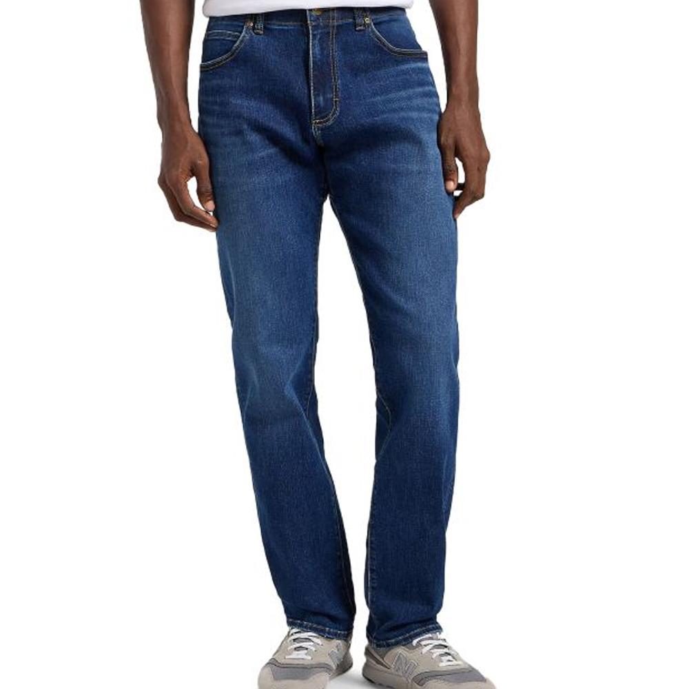 Jean Straight Bleu Homme Lee Midmoor pas cher