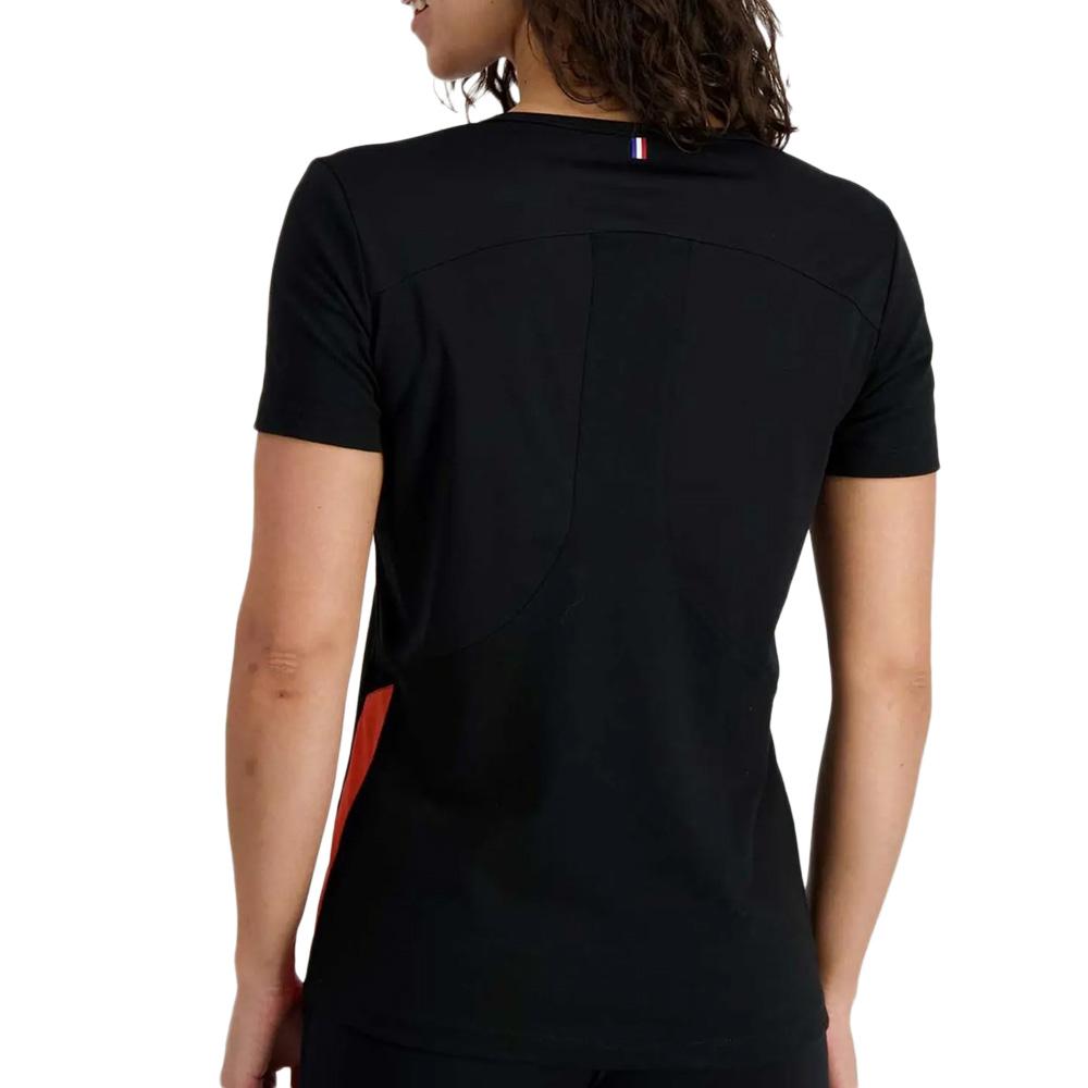 Maillot de Sport Noir Femme Le Coq Sportif Training vue 2