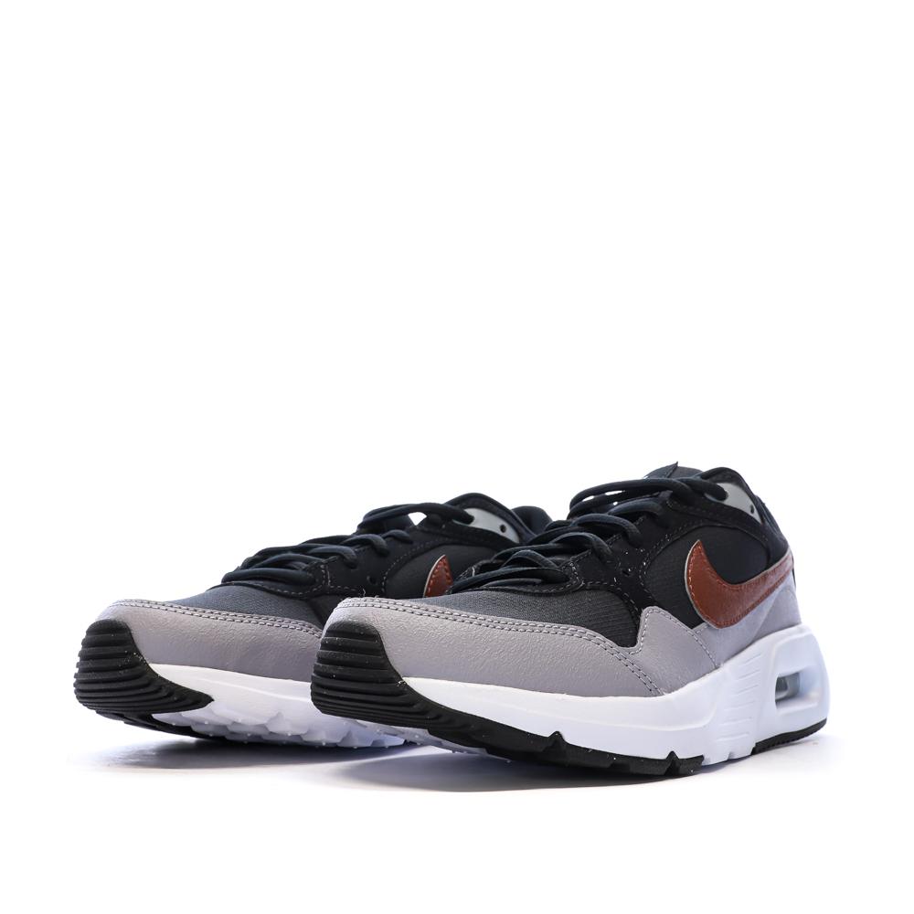 Baskets Noires/Grises Garçon Nike Air Max Sc vue 6