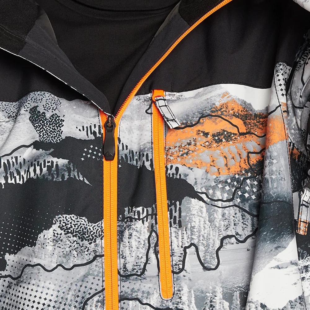 Veste de ski Noir/Gris Homme Quiksilver Morton vue 3