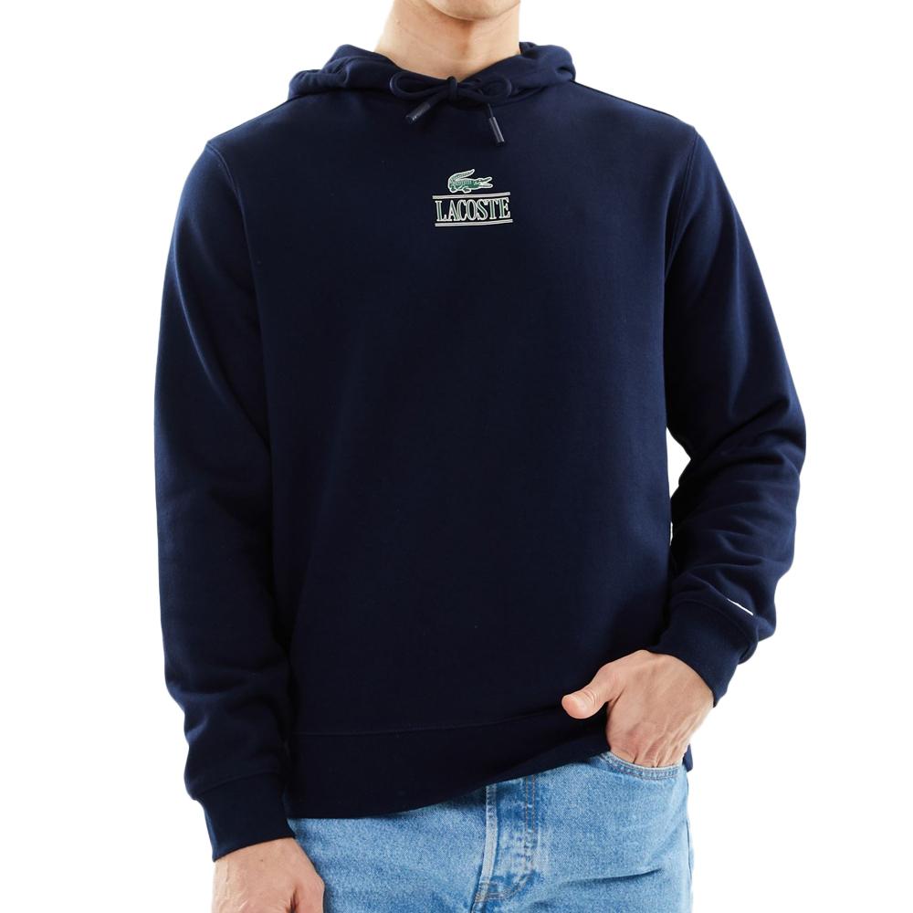 Sweat à Capuche Marine Lacoste Homme SH5643-LIG pas cher