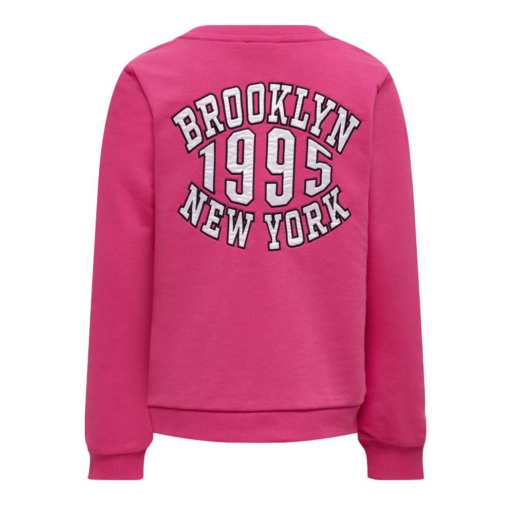 Sweat Rose Fille Kids ONLY Jalene vue 2