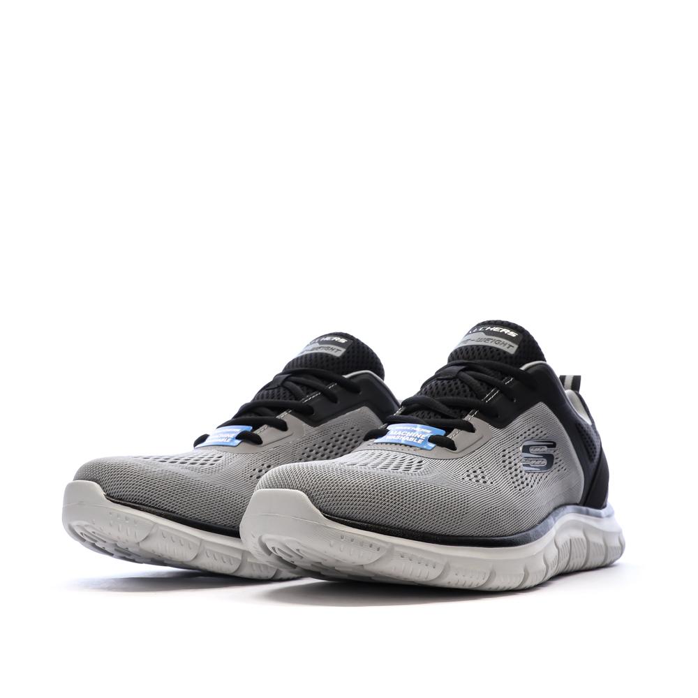 Baskets Grise Homme Skechers Track - Broader vue 6