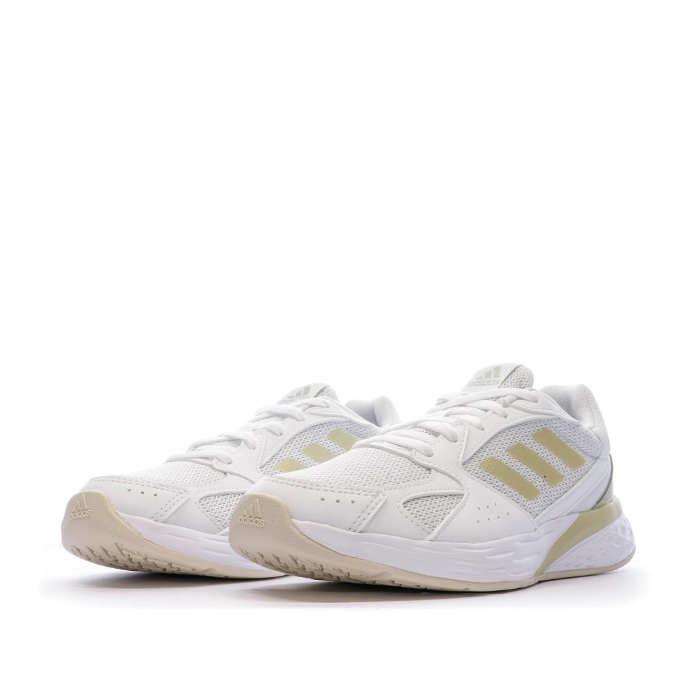 Chaussure de running Blanc/Beige Femme Adidas Response Run vue 6