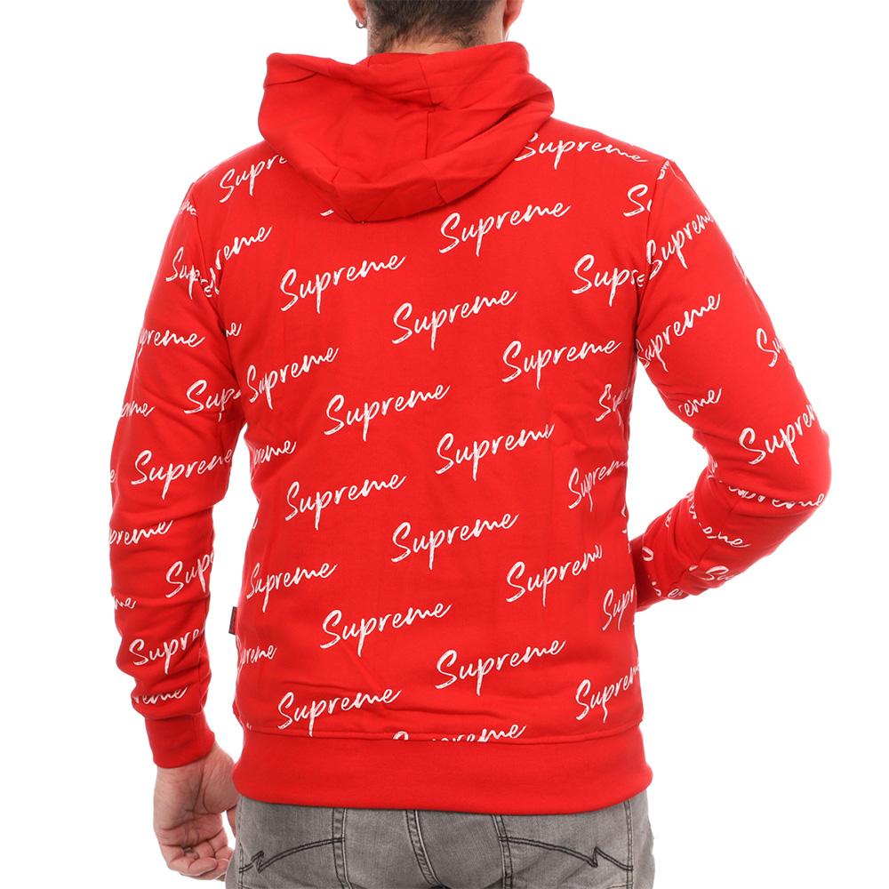 Sweat Rouge Homme Supreme Grip Somuch vue 2