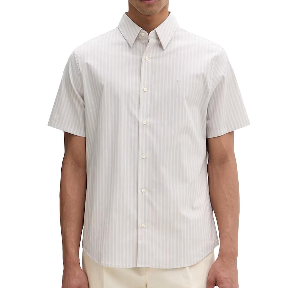 Beiges Herrenhemd von Calvin Klein Jeans Yd Multi Pinstrip günstig