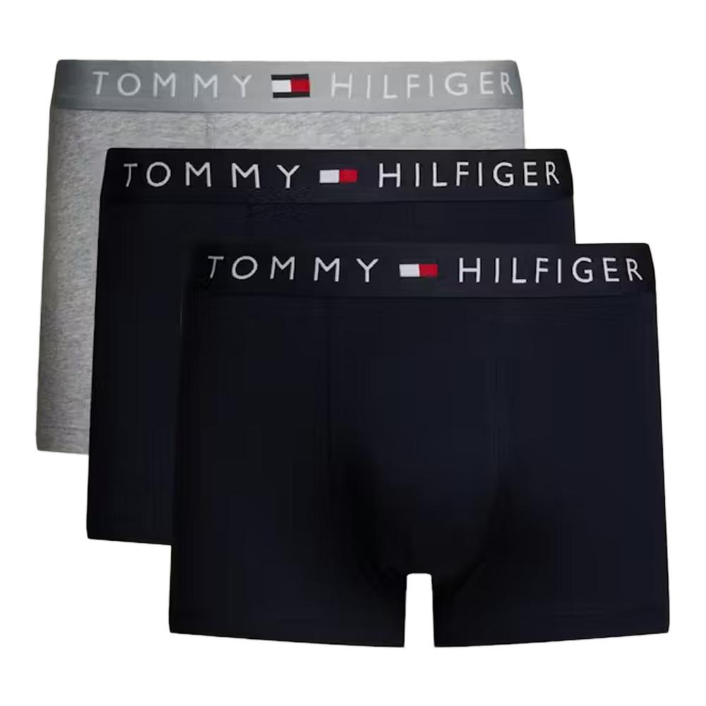 X3 Boxers Noir/Gris Homme Tommy Hilfiger UM0UM03181 pas cher