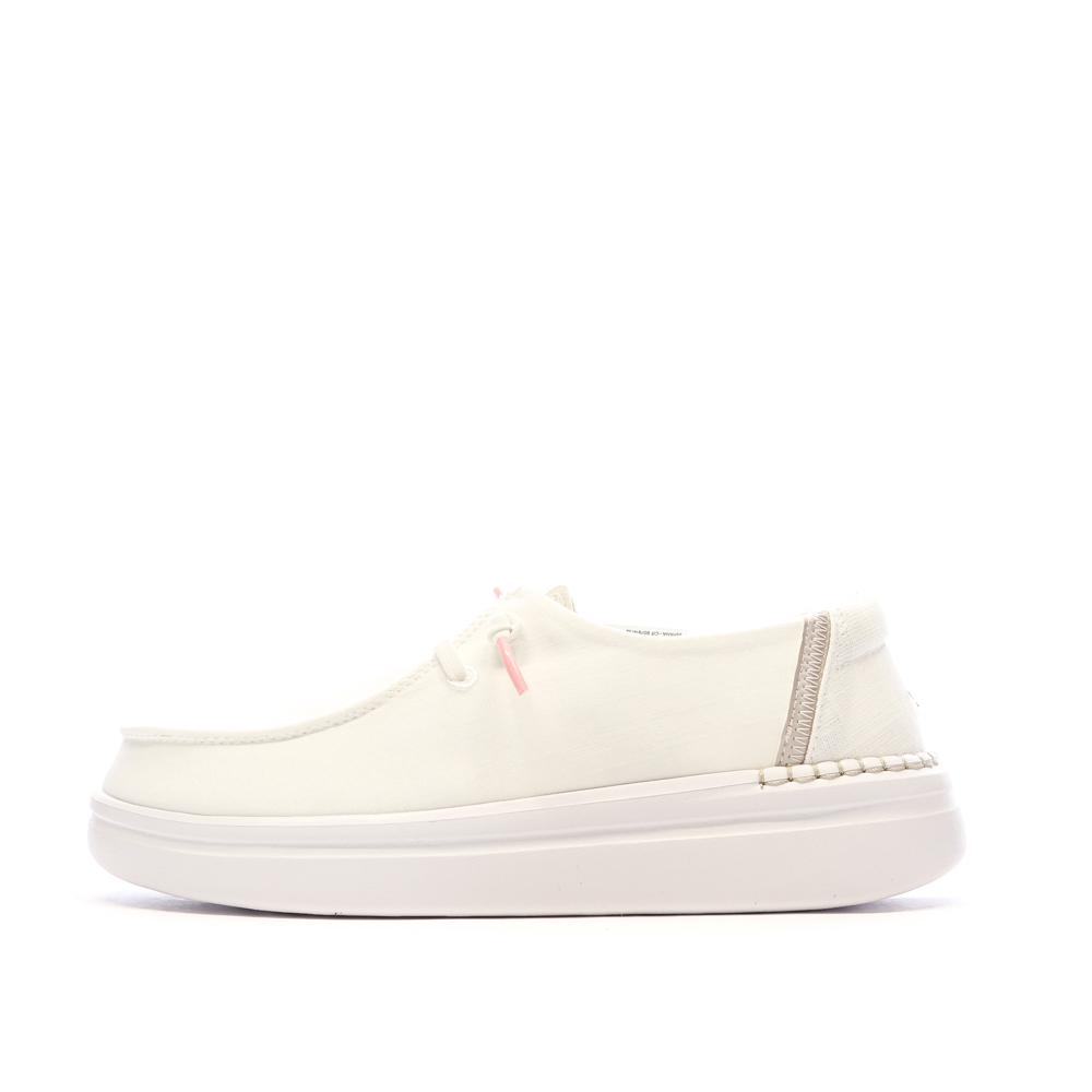 Chaussures Blanches Femme Hey Dude Wendy Rise pas cher