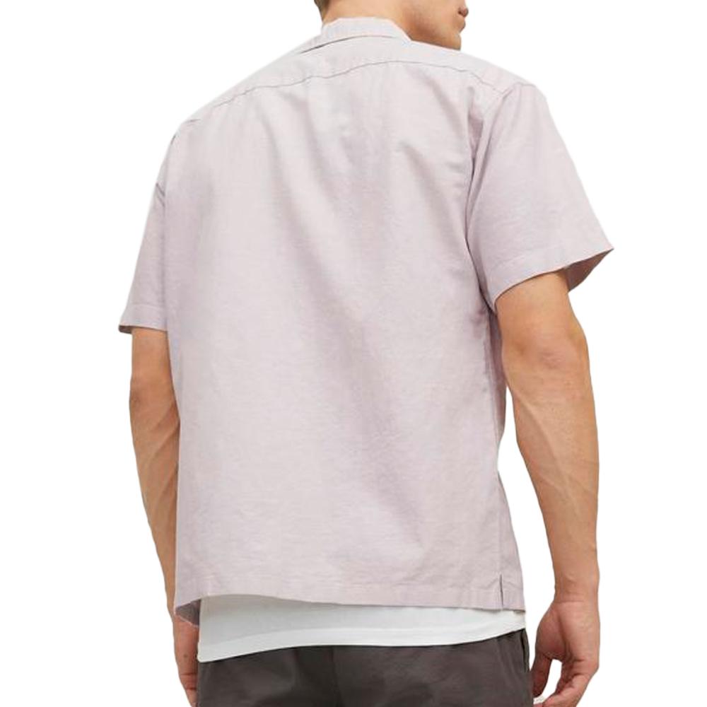 Chemise Taupe Homme Jack & Jones Whsummer vue 2