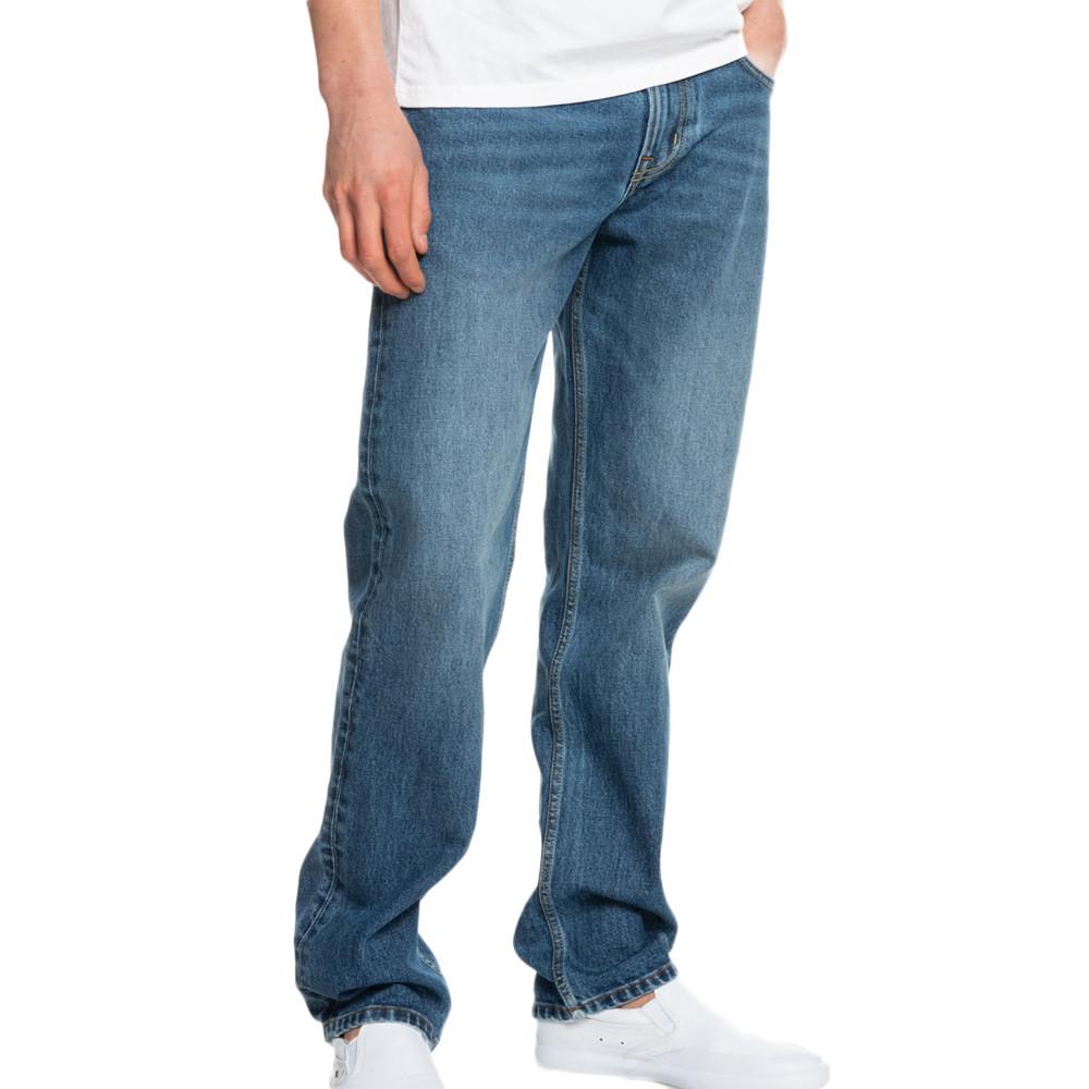 Jean Bleu Homme Quiksilver Aqua Cult Aged M Pant pas cher