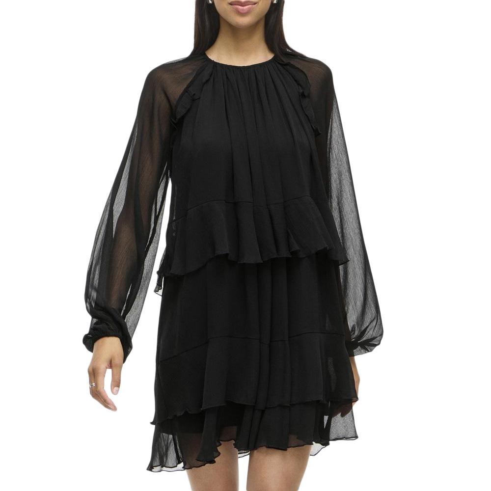Robe Noire Femme Vila Hela pas cher