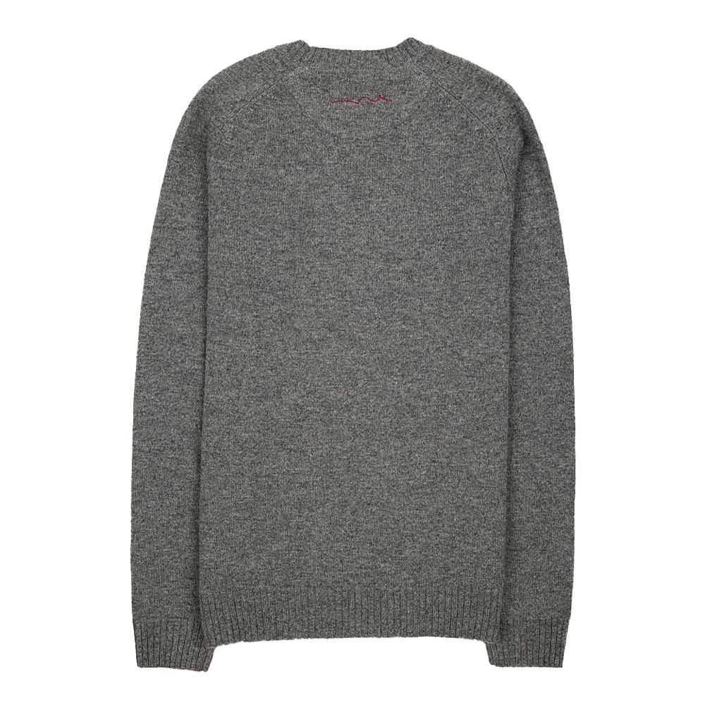 Pull Gris Homme Teddy Smith Ricky vue 2