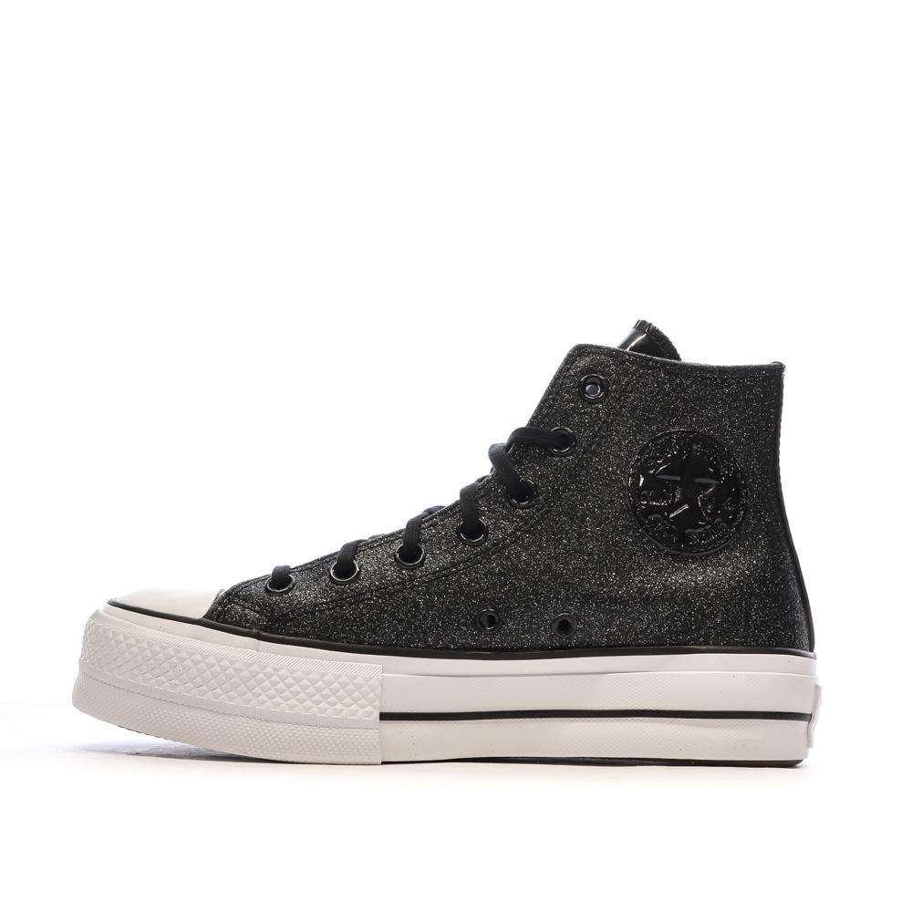Baskets Noires Femme Converse Chuck Taylor All Star Lift A05436C pas cher
