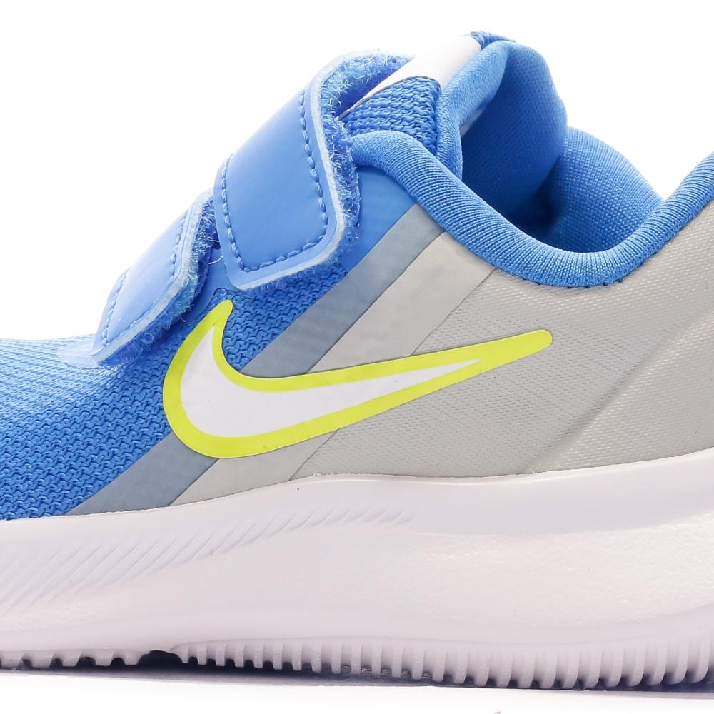 Baskets Bleu/Jaune Bébé Garçon Nike Star Runner 3 Tdv vue 7