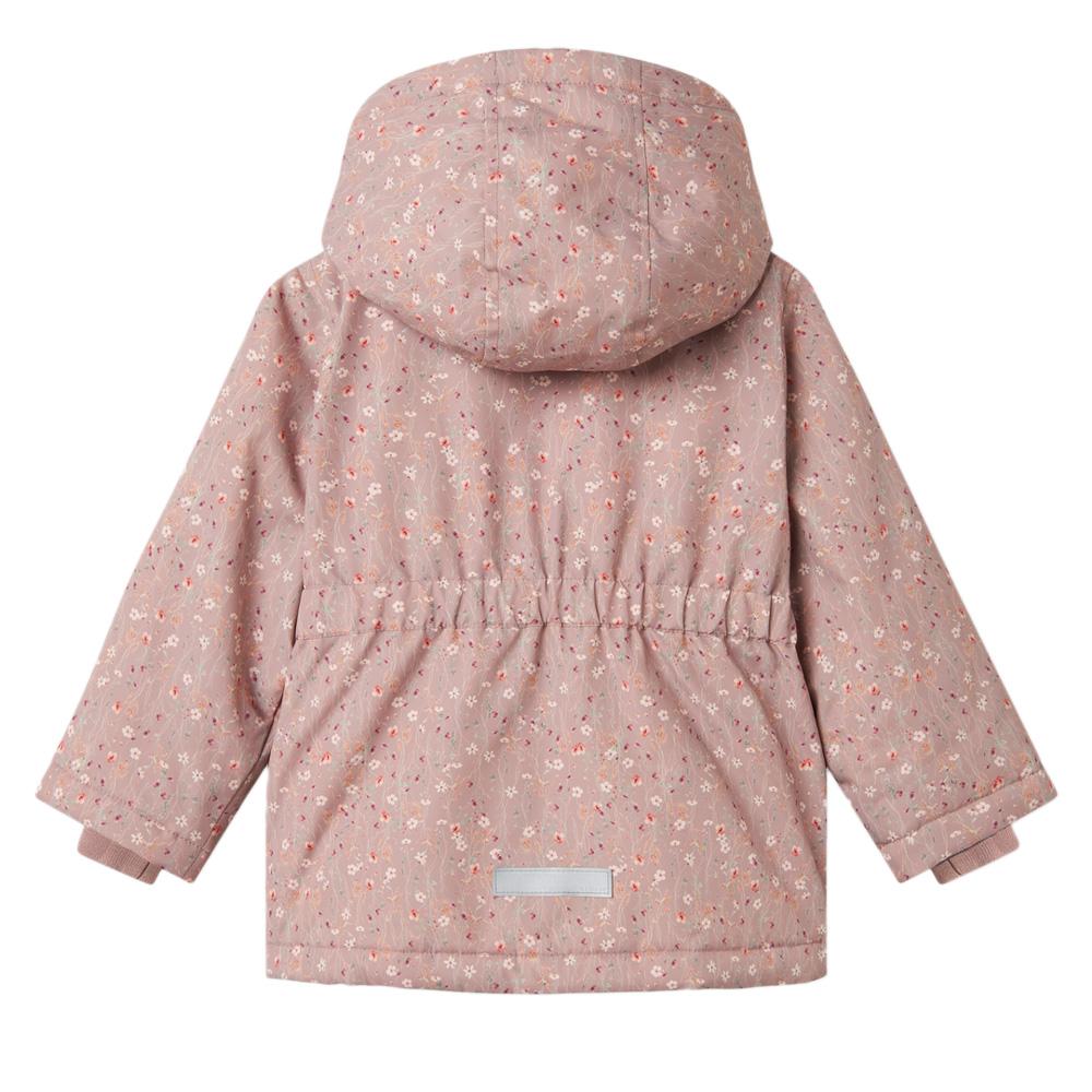 Blouson Rose Fille Name it Fleurs vue 2