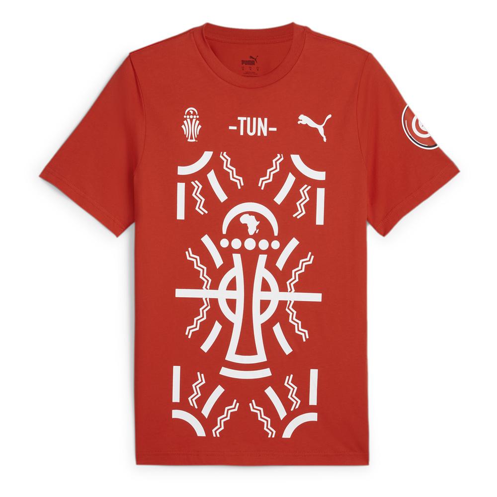 T-Shirt Rouge Homme Puma Afcon pas cher