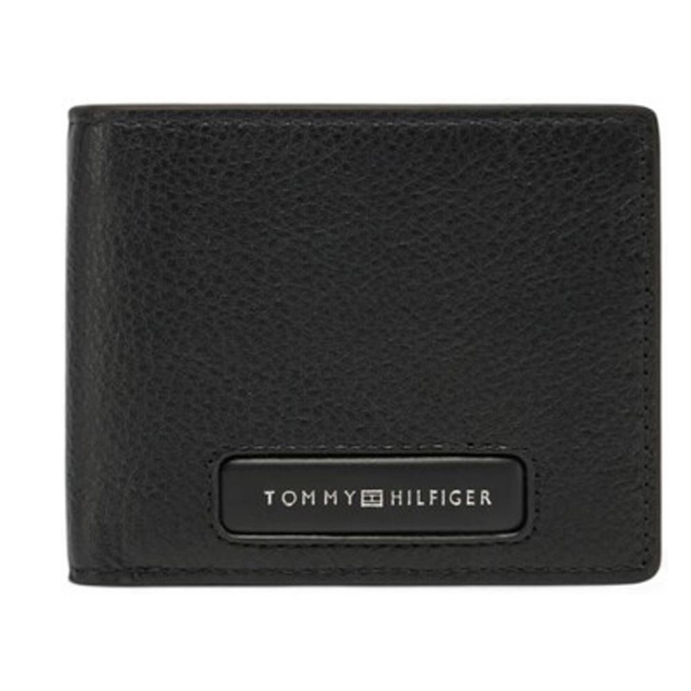 Portefeuille Noir Homme Tommy Hilfiger Monogram pas cher