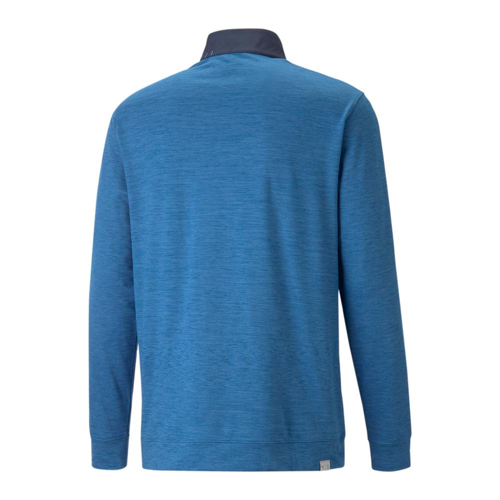 Pull de Golf Bleu/Marine Homme Puma Colblck vue 2