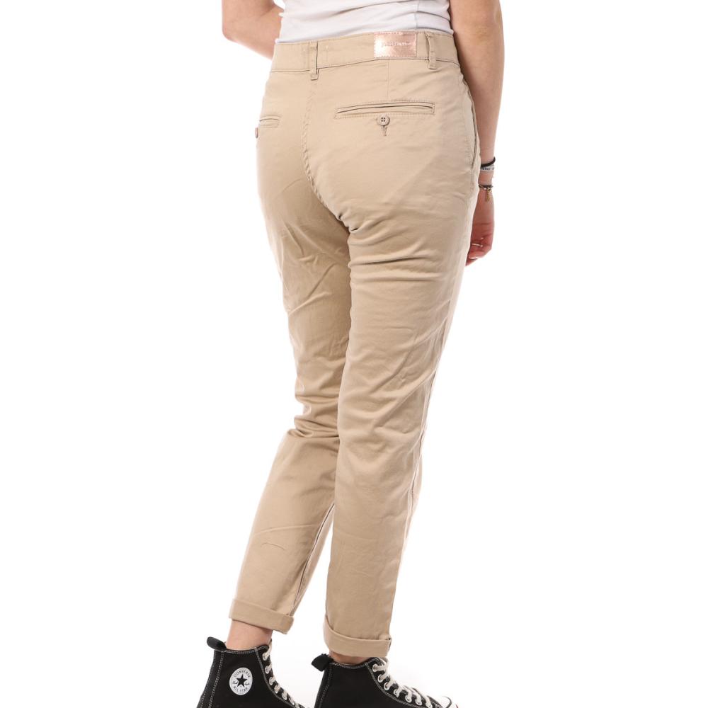 Pantalon Chino Beige Femme Joseph In Pia vue 2