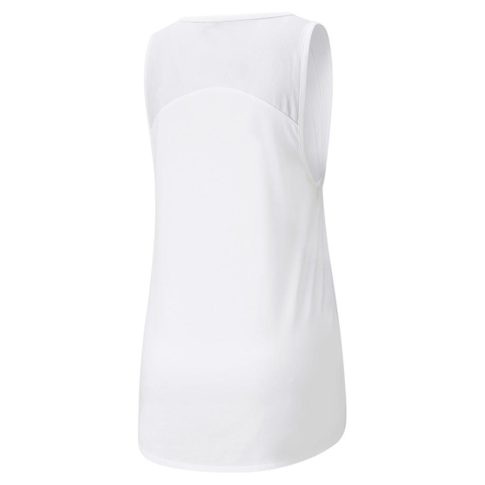 Débardeur Blanc Femme Puma Meshtank vue 2
