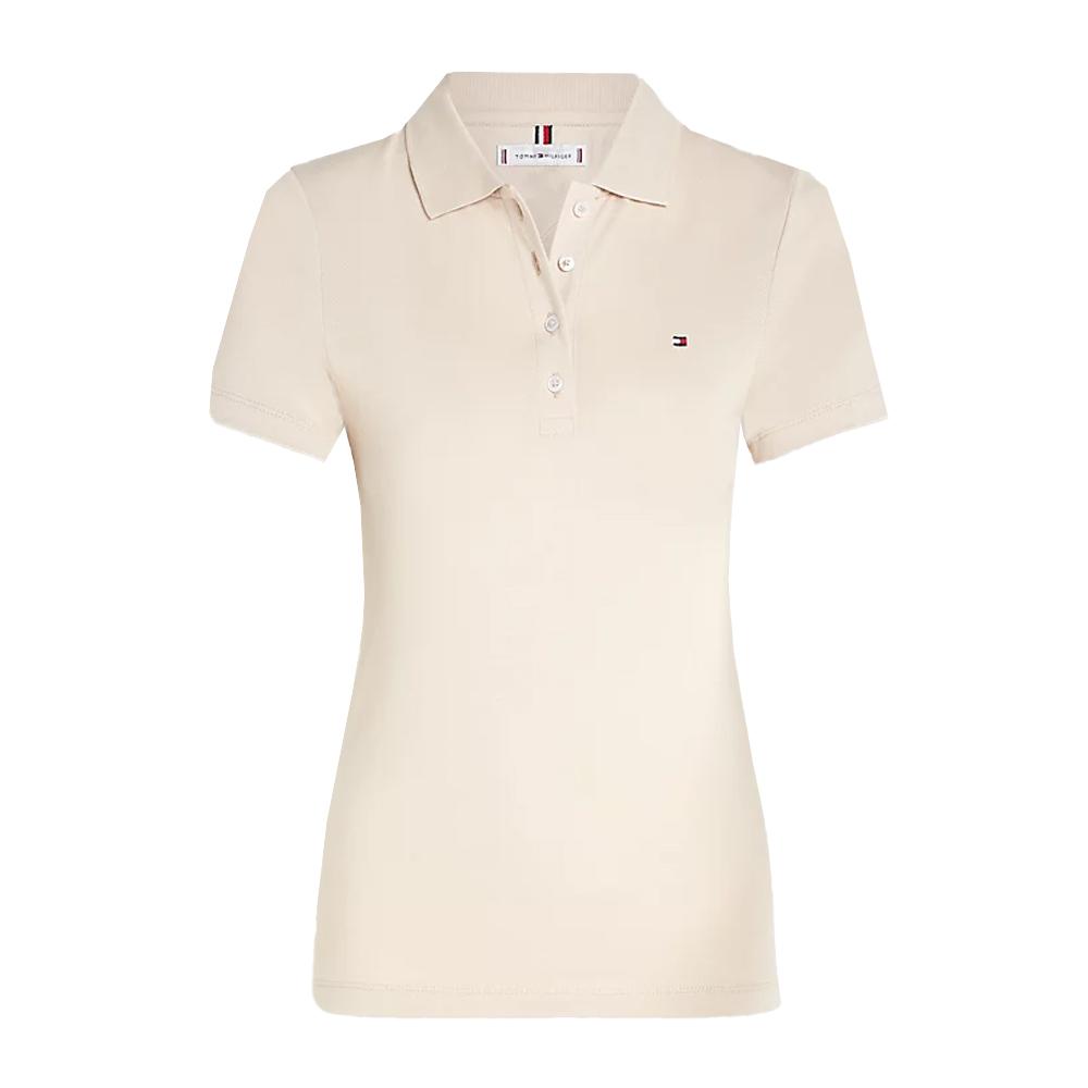 Polo Beige Femme Tommy Hilfiger WW0WW43225 pas cher