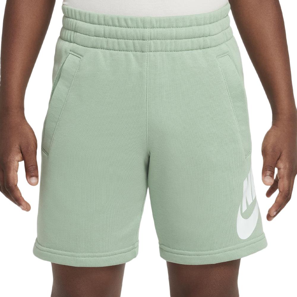 Short Vert Pale Garçon Nike Club Short pas cher