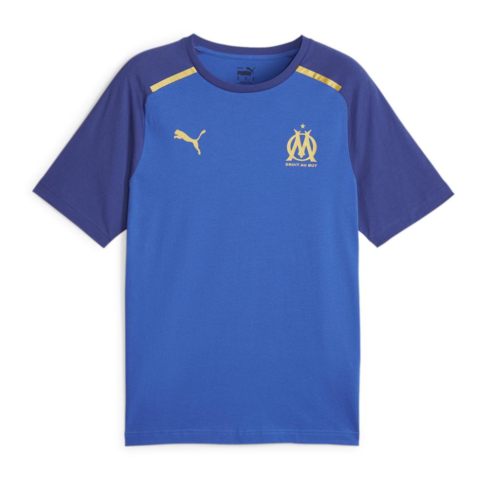 OM T-shirt Bleu Homme Puma Casuals 2023/2024 pas cher