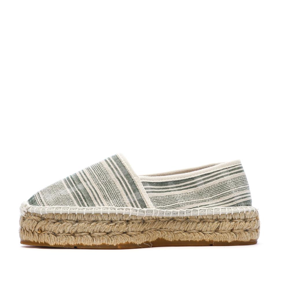 Women’s White/Green Espadrilles – Pare Gabia Aduna affordable