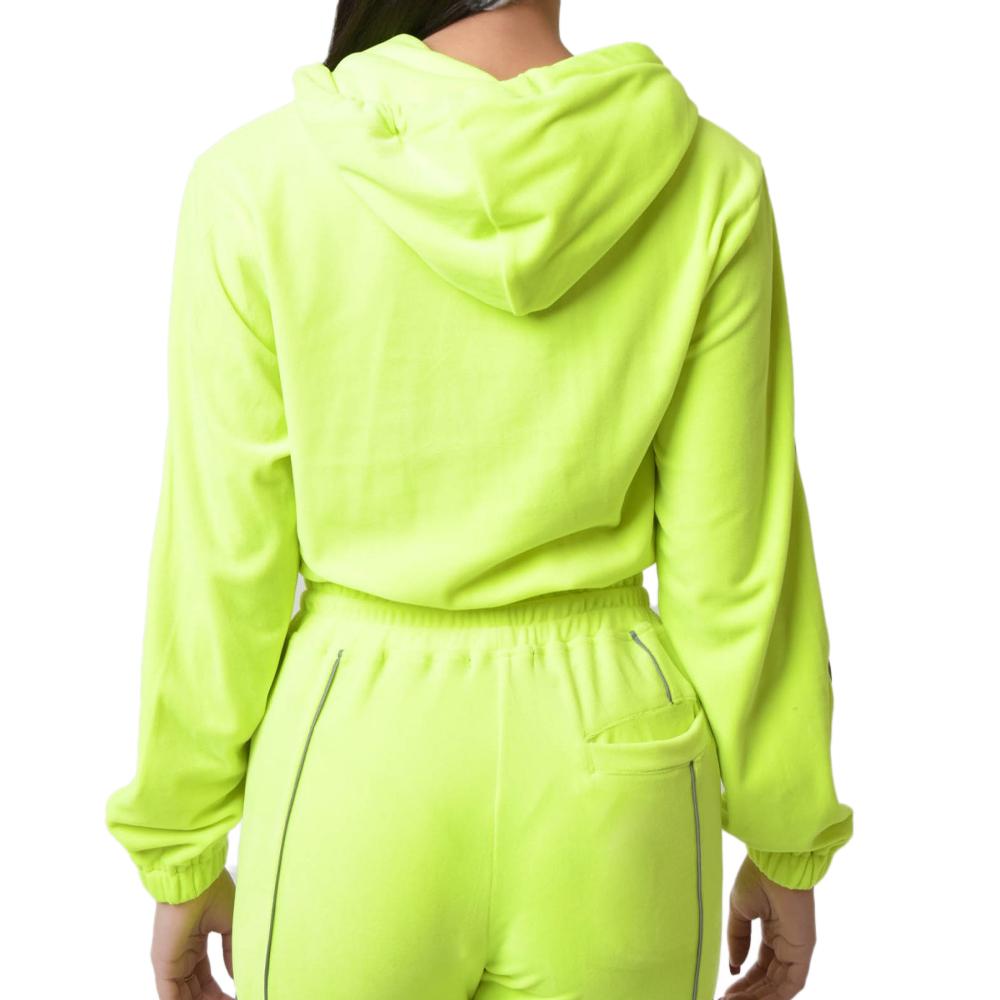 Sweat Jaune fluo Femme Project X Paris F202085 vue 2
