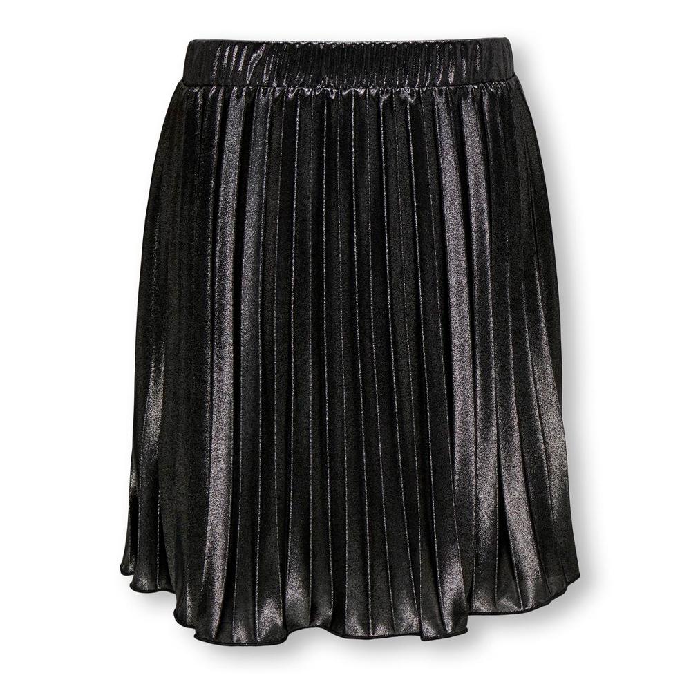 Jupe Grise Métallique Fille Kids ONLY Lyon Pleated Shine vue 3